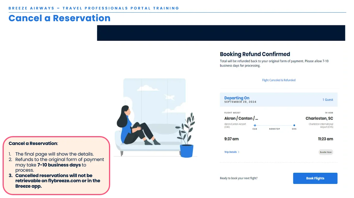 Booking refund confirmed